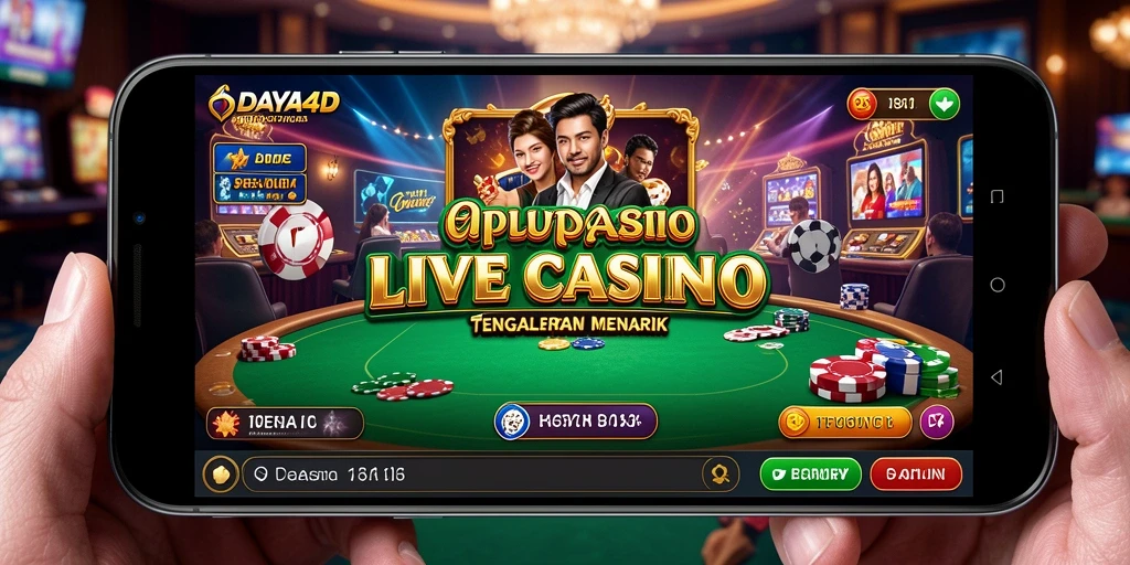 Screenshot heroik dari gameplay Live Casino yang menegangkan di DAYA4D.