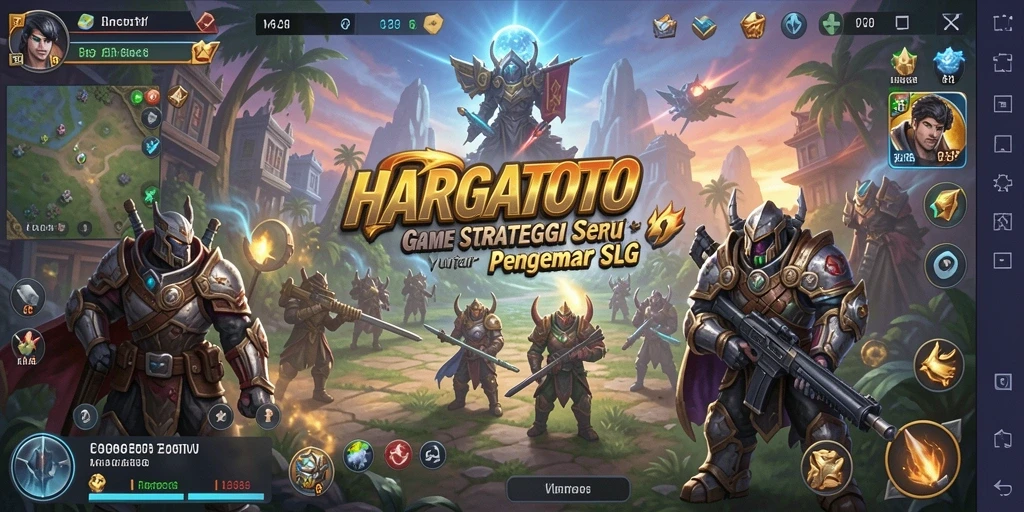 Tampilan gameplay HARGATOTO yang memukau dan penuh strategi.