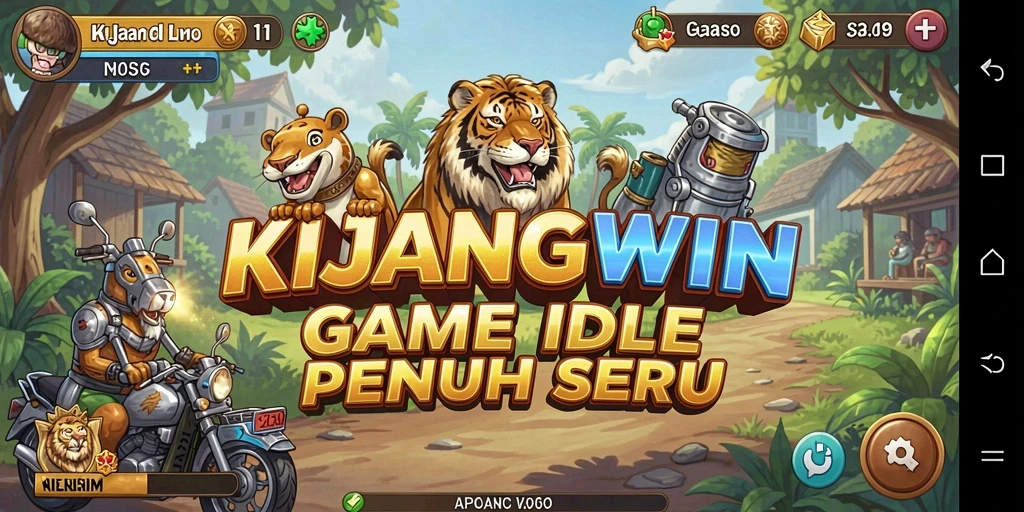 Tampilan gameplay KIJANGWIN yang menarik dan penuh warna.