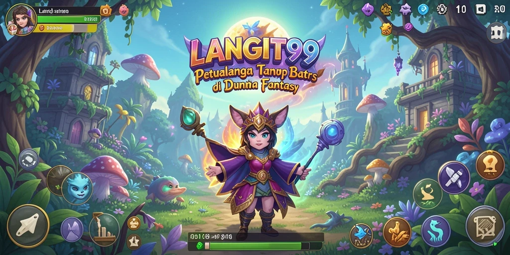 Tampilan menakjubkan dari gameplay LANGIT99 saat menjelajahi dunia petualangan.