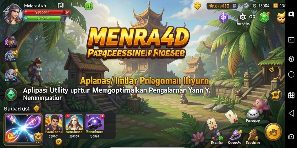 Tampilan antarmuka MENARA4D yang simpel dan intuitif.