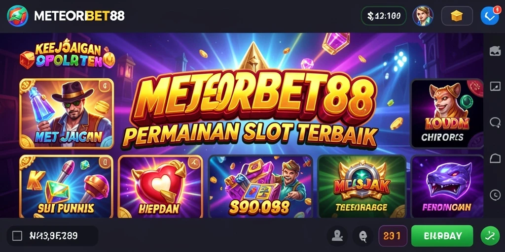 Gameplay seru dengan grafis menawan di METEORBET88.