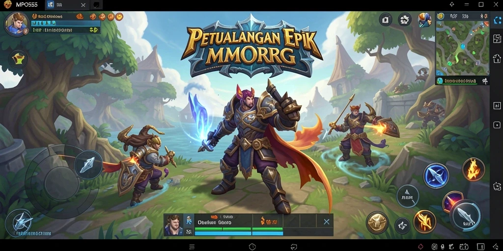 Gameplay seru dan mengasyikkan di dunia MMORPG MPO555.