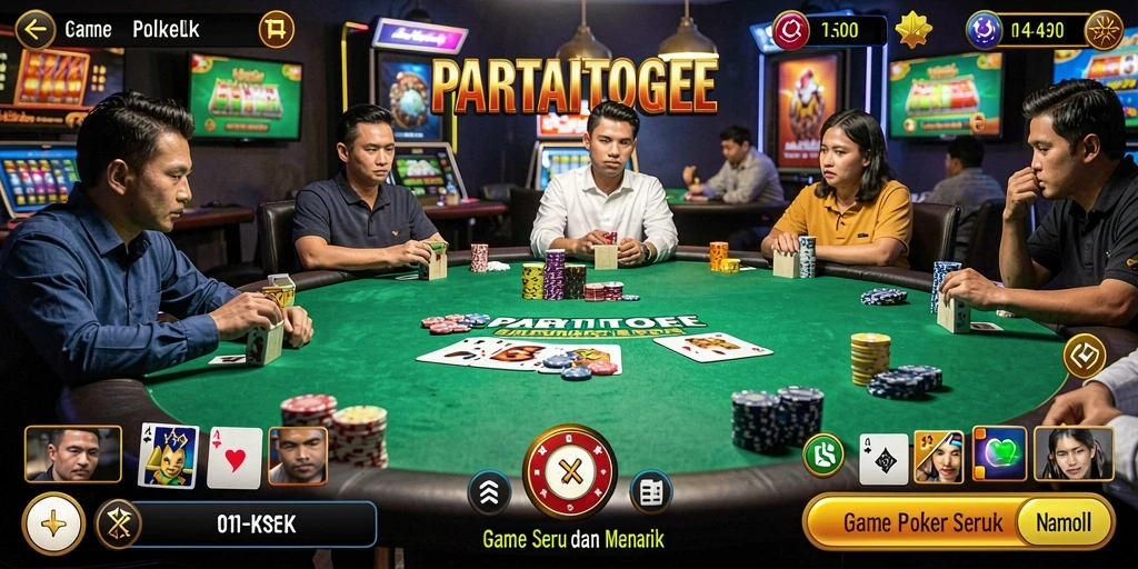 Tampilan gameplay utama dari PARTAITOGEL yang menarik.