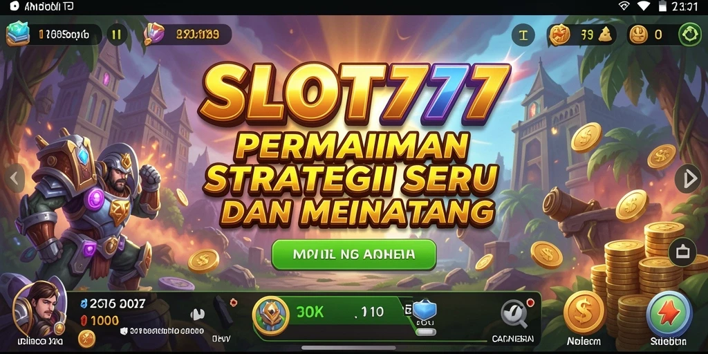 Tampilan gameplay SLOT777 yang menantang dan strategis.