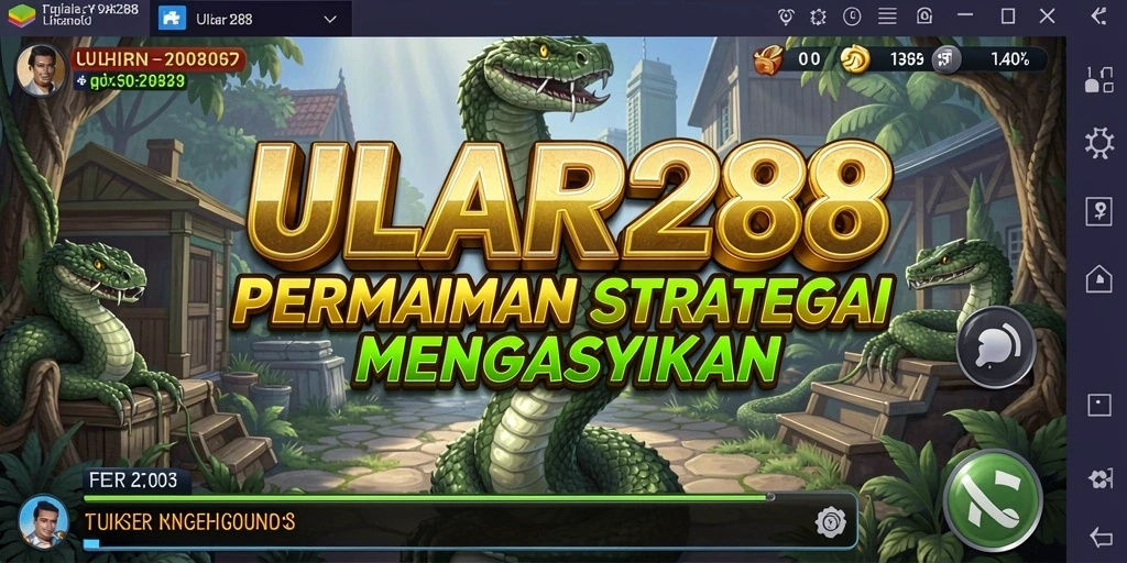 Tampilan gameplay ULAR288 dengan strategi mendebarkan.